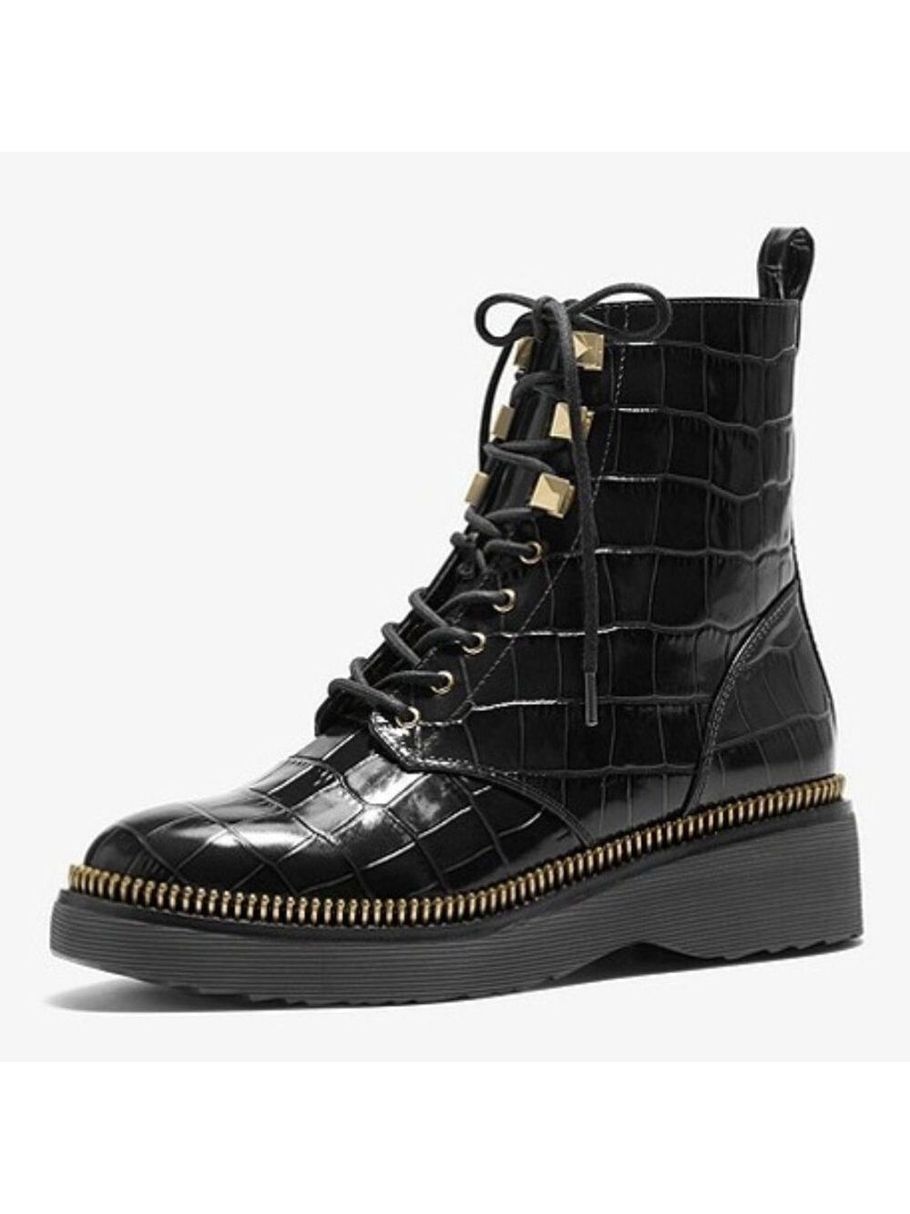 Michael Michael Kors Haskell Crocodile Embossed Boot